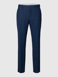 SLIM FIT SUIT TROUSERS, Dark Navy, highres