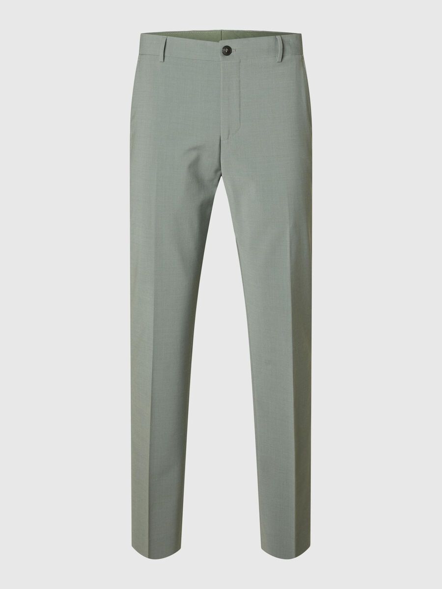 Selected SLIM FIT SUIT TROUSERS, Iceberg Green, highres - 16094874_IcebergGreen_001.jpg