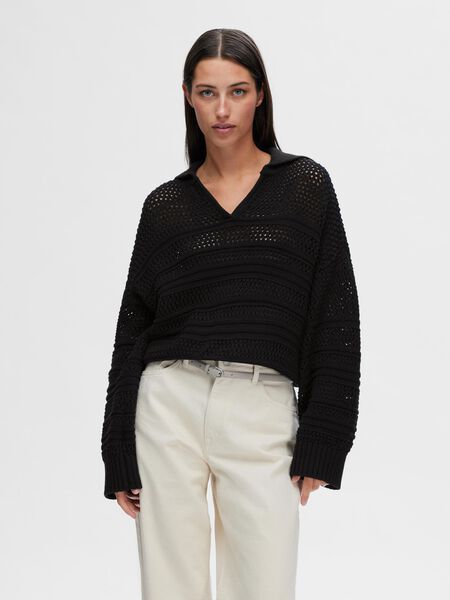 Selected HEKLESTIL PULLOVER, Black, highres - 16093246_Black_003.jpg