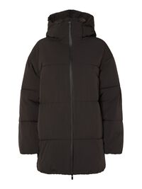 ADJUSTABLE PUFFER JACKET, Black, highres