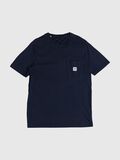 Selected LOGO DE POCHE T-SHIRT, Navy Blazer, highres - 80000155_NavyBlazer_001.jpg