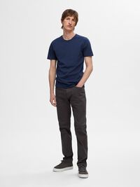 3-PACK COTTON T-SHIRT, Black, highres