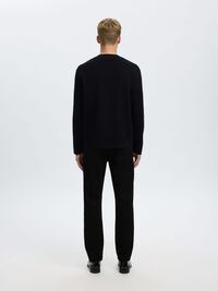 175 SLIM FIT JEANS, Black Denim, highres