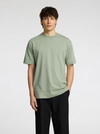 SHORT-SLEEVED RELAXED FIT T-SHIRT, Iceberg Green, highres