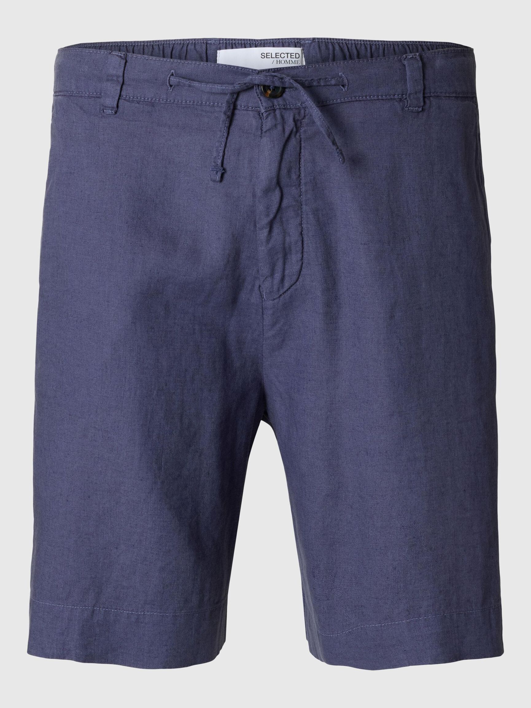 LOOSE FIT LINEN-BLEND SHORTS, Oceana, highres