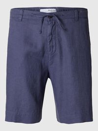 LOOSE FIT LINEN-BLEND SHORTS, Oceana, highres