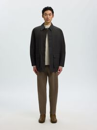 ORGANIC COTTON JACKET, Turkish Coffee, highres