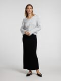 Selected WOOL BLEND V NECK PULLOVER, Light Grey Melange, highres - 16094268_LightGreyMelange_005.jpg