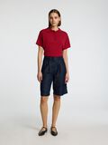 Selected SHORT SLEEVED KNITTED POLO SHIRT, Savvy Red, highres - 16099120_SavvyRed_005.jpg