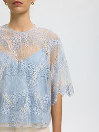 KANT CROP TOP, Cashmere Blue, highres