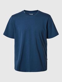 COTTON SLUB T-SHIRT, Oceana, highres