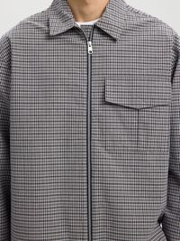RELAXED FIT  OVERSHIRT, Charcoal Gray, highres