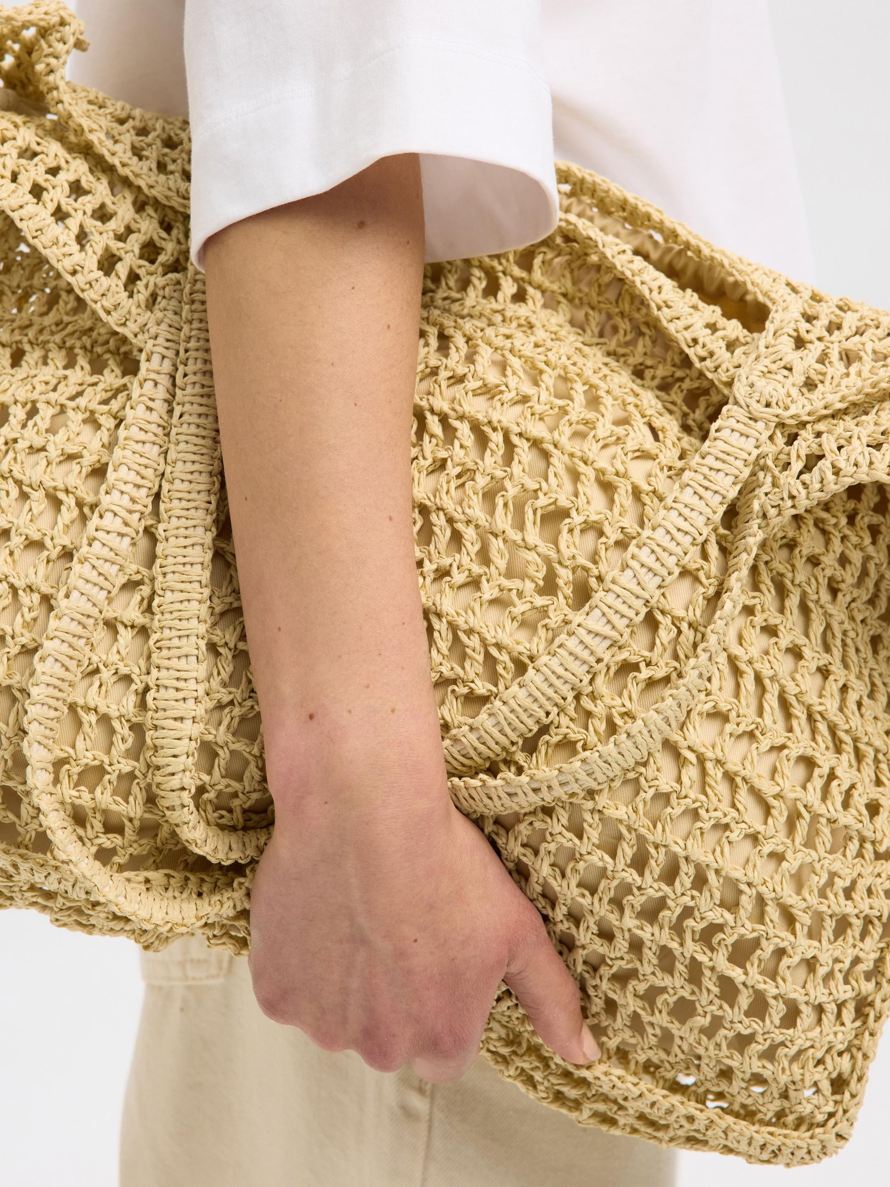 STRAW SHOPPER, Natural, highres