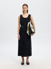 VESTITO DI JEANS, Black Denim, highres