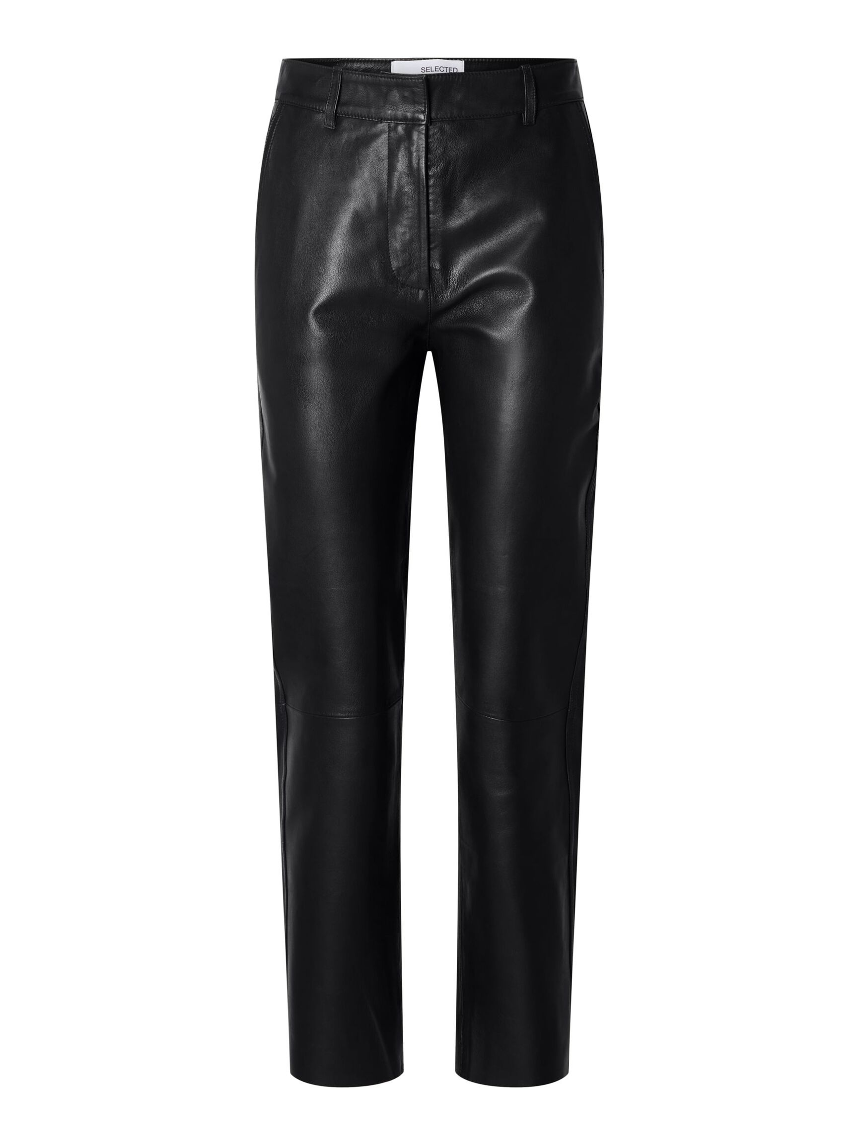 TAPERED LEDERHOSE, Black, highres