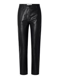 TAPERED LEDERHOSE, Black, highres