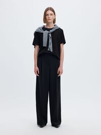 BOXY T-SHIRT, Black, highres