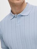 Selected SHORT-SLEEVED COTTON POLO SHIRT, Cashmere Blue, highres - 16092781_CashmereBlue_006.jpg