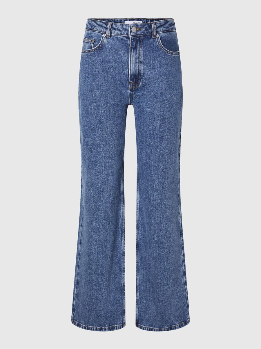 Selected JEANS A GAMBA AMPIA, Medium Blue Denim, highres - 16094542_MediumBlueDenim_001.jpg
