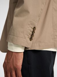 100% BAUMWOLL BLAZER, Chinchilla, highres