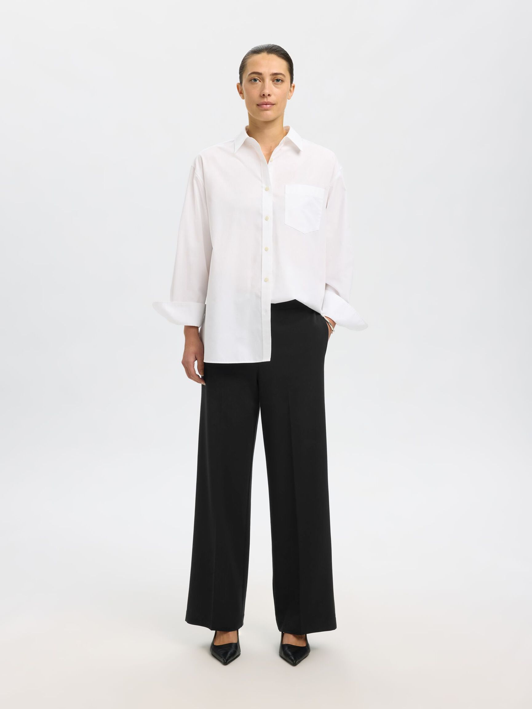 WIDE FIT HOSE, Black, highres