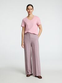CLASSIC V-NECK T-SHIRT, Bleached Mauve, highres