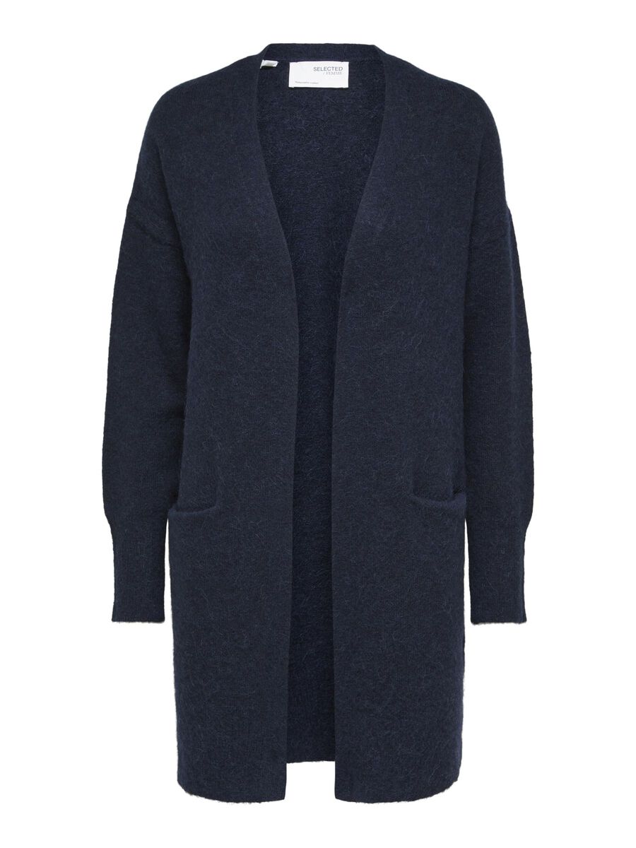 Selected LONGUE CARDIGAN EN MAILLE, Dark Sapphire, highres - 16085216_DarkSapphire_943683_001.jpg
