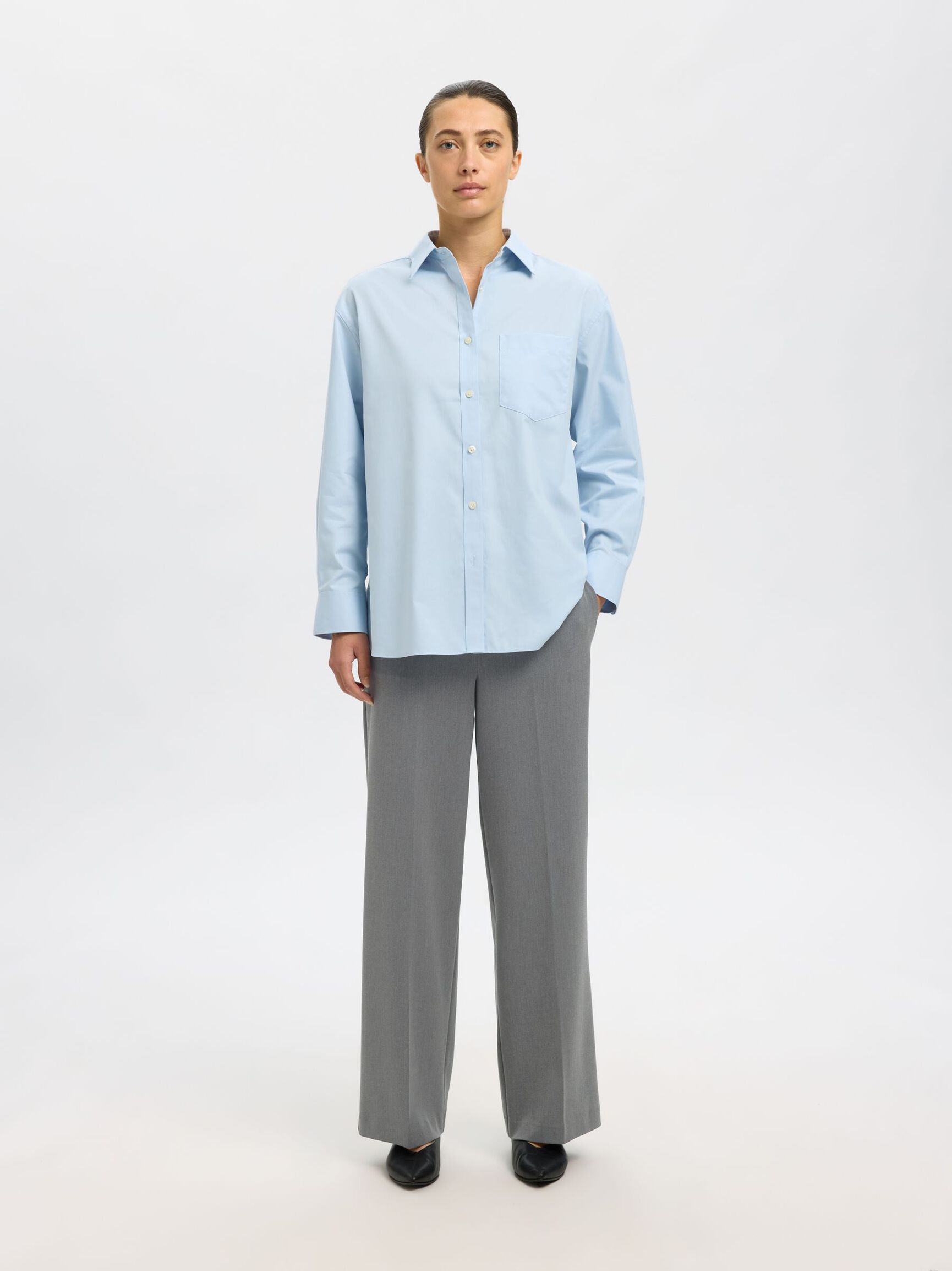 WIDE FIT HOSE, Medium Grey Melange, highres