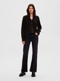Selected RELAXED FIT WOOL BLEND  CARDIGAN, Black, highres - 16090272_Black_005.jpg
