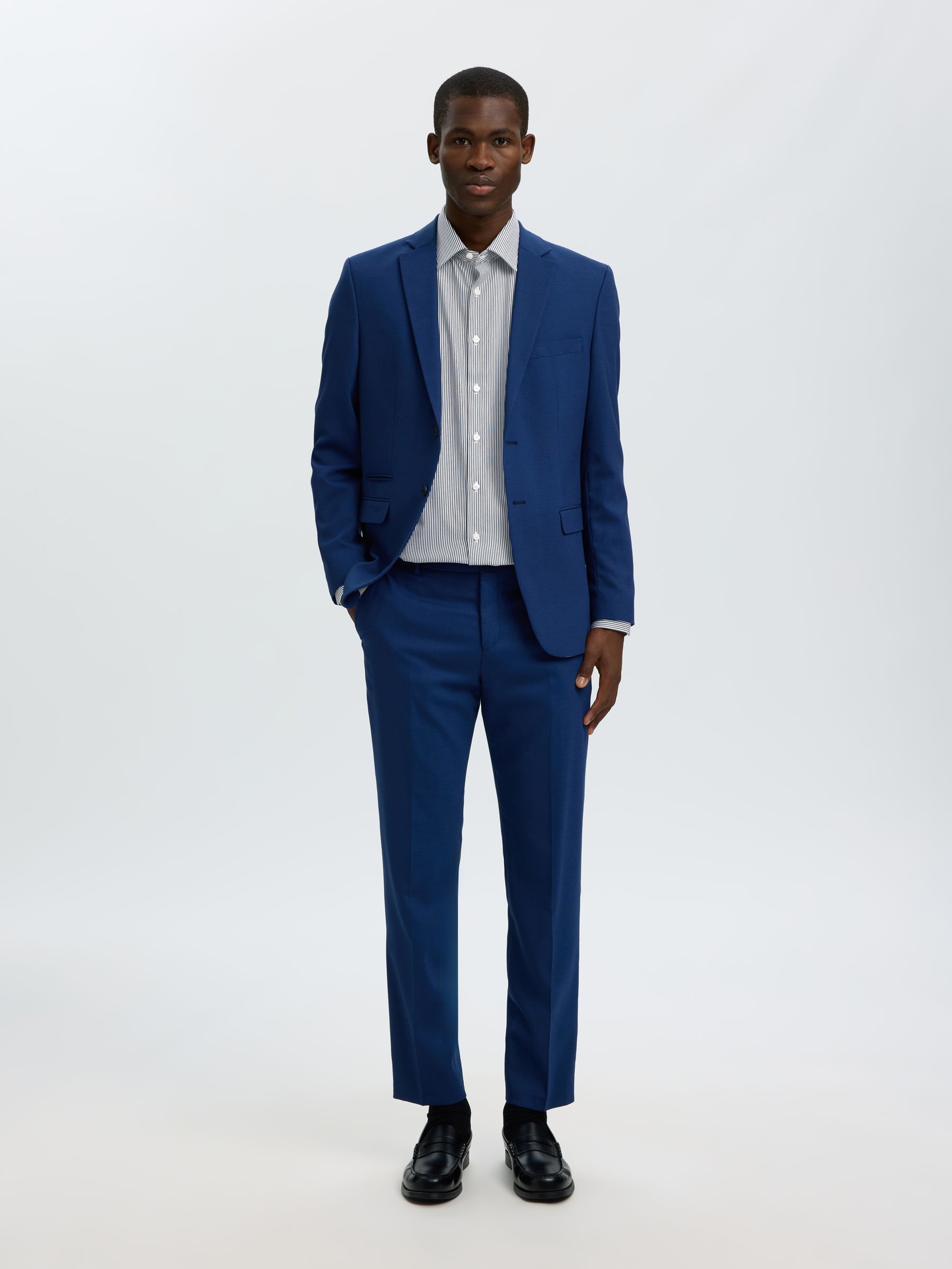 SLIM FIT HEMD, Sky Captain, highres