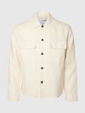 Selected 100% LINNEN OVERSHIRT, Egret, highres - 16098995_Egret_001.jpg