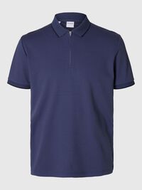 SHORT SLEEVED POLO SHIRT, Oceana, highres