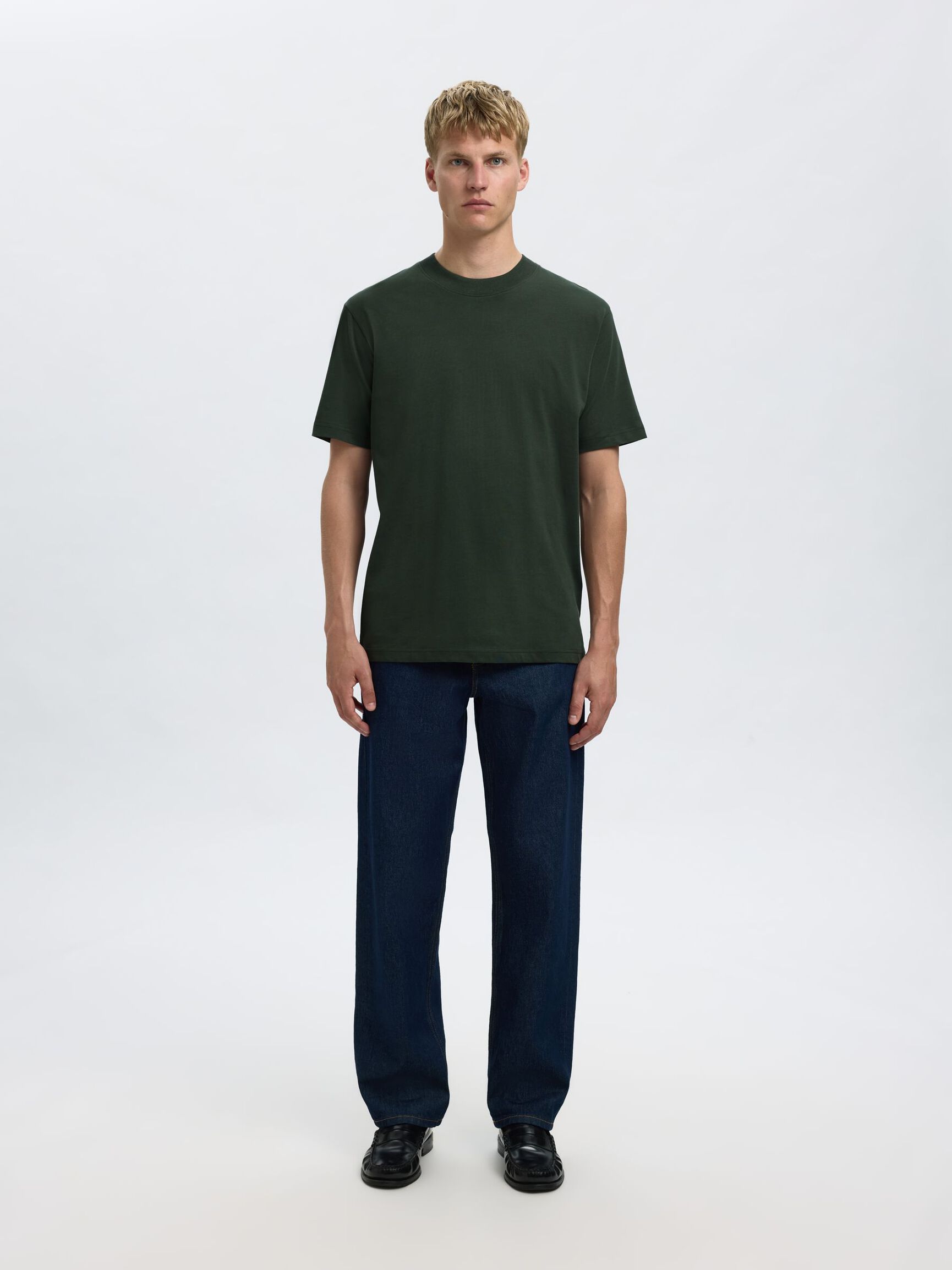 SHORT-SLEEVED RELAXED FIT T-SHIRT, Deep Forest, highres