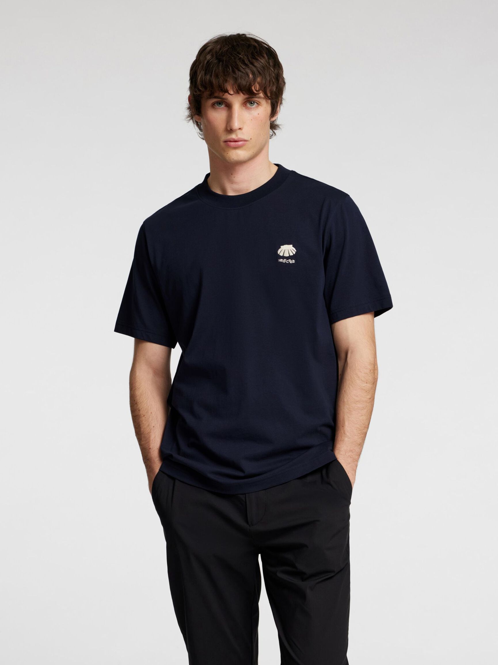 BESTICKTES T-SHIRT, Sky Captain, highres
