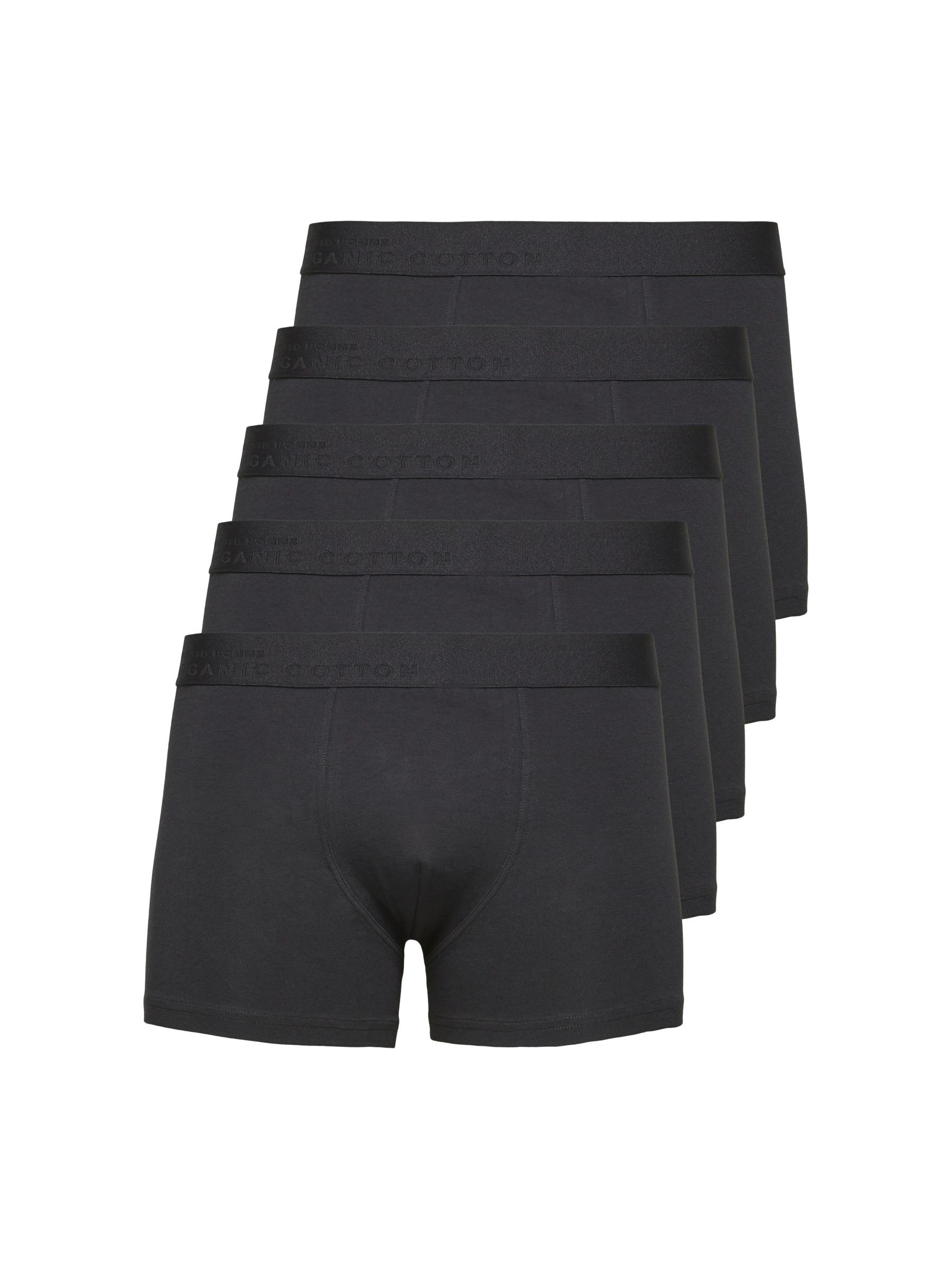 5-PACK BOXER SHORTS, Black, highres