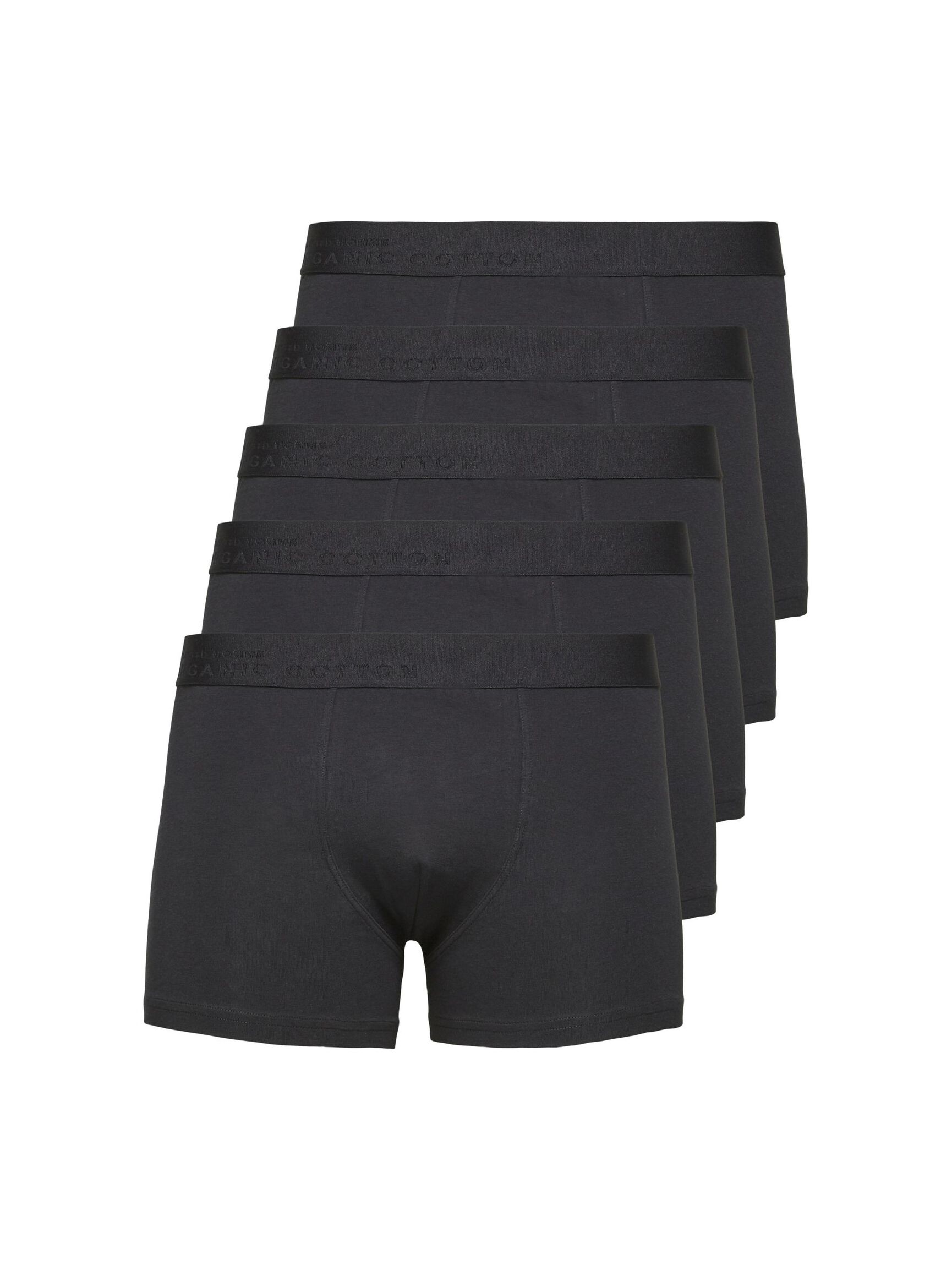 5-PACK BOXER SHORTS, Black, highres