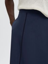 KATOENEN MAXI ROK, Dark Sapphire, highres