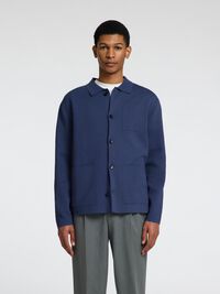 RELAXED FIT STRIKKET CARDIGAN, Oceana, highres