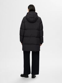 LANG PUFFERJAKKE, Black, highres