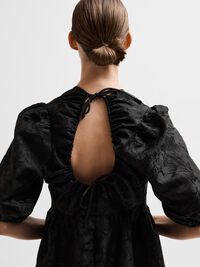 VESTITO MIDI, Black, highres
