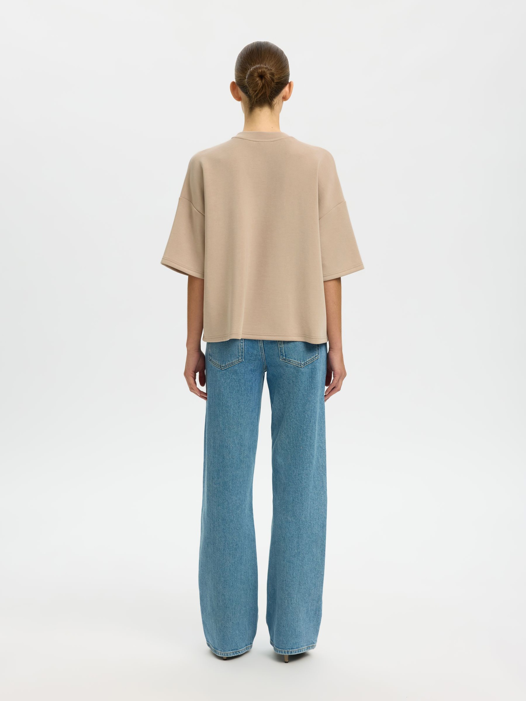 OVERSIZED T-SHIRT, Pure Cashmere, highres
