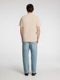 Selected BRODERT T-SKJORTE, Oatmeal, highres - 16096779_Oatmeal_004.jpg