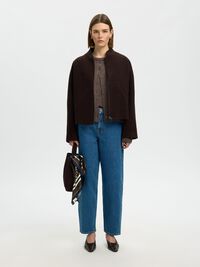 100% MERINO WOOL KNITTED CARDIGAN, Delicioso, highres