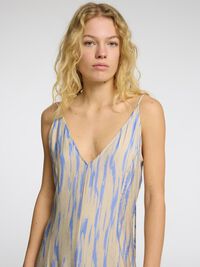 VISKOSEMIX TRÄGER MAXIKLEID, Birch, highres