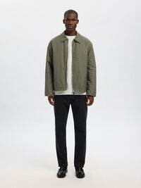 RELAXED FIT JACK, Olive Night, highres