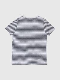 STRIPED T-SHIRT, Peacoat, highres