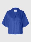 Selected LEINENMIX KURZARMHEMD, Dazzling Blue, highres - 16093093_DazzlingBlue_001.jpg