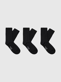 3-PACK GLITTER SOCKS, Black, highres