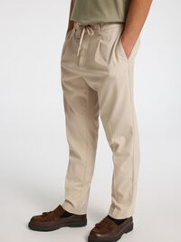 VISCOSEMIX PLOOIEN BROEK, Pure Cashmere, highres