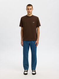 190 JEAN COUPE FUSELÉE, Medium Blue Denim, highres